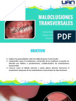 Tratamiento temprano maloclusiones transversales