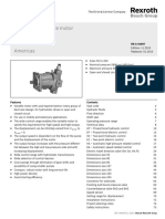 Axial Piston Variable Motor A6VM Series 65 Americas: G Max G Min