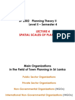 SP 2302 Planning Theory II Level II - Semester 4: Spatial Scales of Plan Making