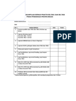 Checklist Pengumpulan Berkas Praktik
