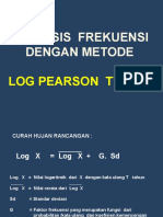 Curah Hujan Ekstrim Dengan Metoda Log Pearson Type III