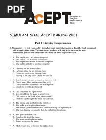 Latihan Soal AcEPT UGM