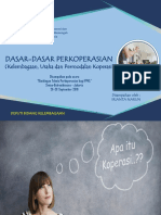 Materi Dasar-Dasar Perkoperasian