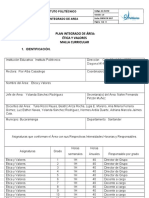 Etica y Valores, Malla Curricular