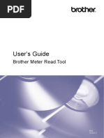 Brother Meter Read Tool User's Guide