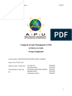 Computer System Management (CSM) (CT012-3-3-CSM) Group Assignment