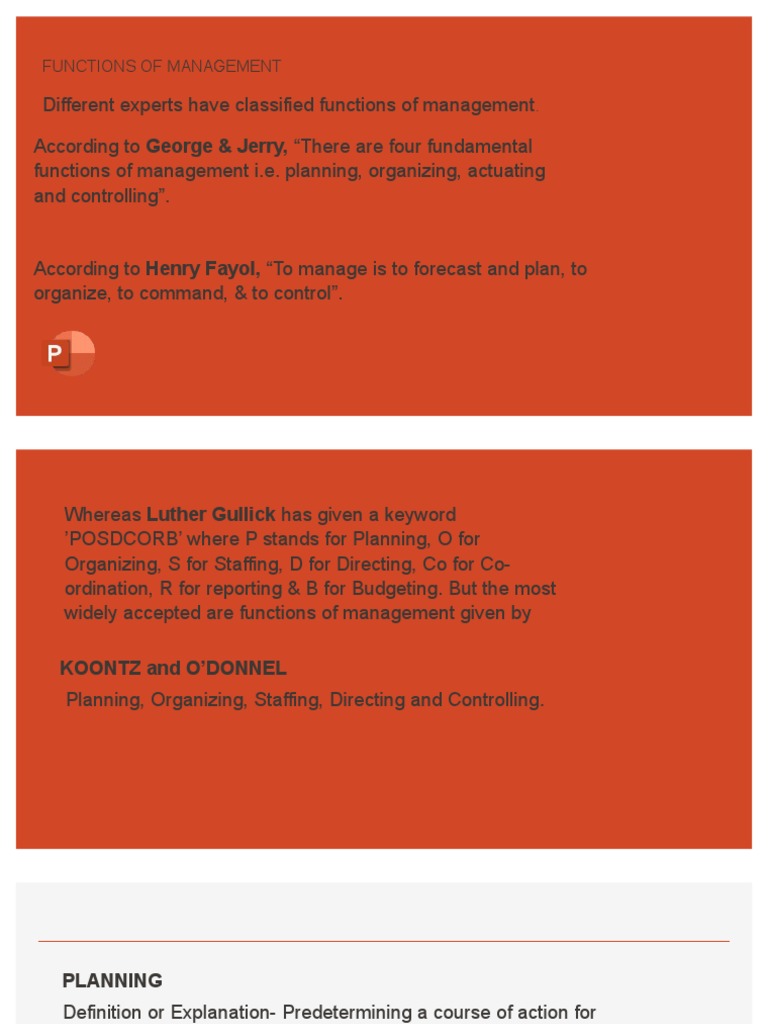 Functions of Management Explained | PDF | Employment | Human Resources