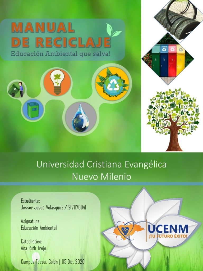 Manual de Reciclaje y Educación Ambiental | PDF | Reciclaje | El plastico