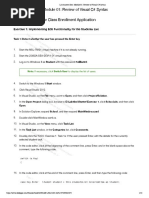 Lab Answer Key Module 1 - Review of Visual C# Syntax