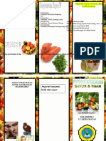 (PDF) Leaflet Sayur Dan Buah