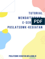 Manual Book Tutorial Mendaftarkan E-Sertifikat PuslatSDMK-Kegiatan