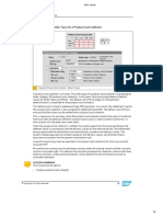 Configuration of Order Type For A Product Cost Collector