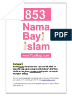 853 Nama Bayi Muslim
