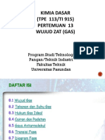 Pertemuan 13 Wujud Zat (Gas)