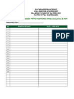 Format Database Kaderisasi IPNU-IPPNU Se-Bojonegoro