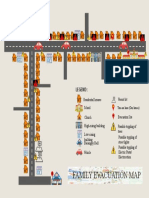 Family evacuation map legend