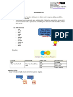 Topic: Modals Subject: English Grammar