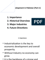 Industrial Development in Pakistan Part-1