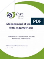 ESHRE Guideline on Endometriosis 2013
