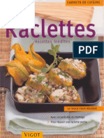 Raclettes - Recettes Inedites