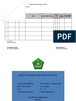 Jurnal Mengajar Harian Guru