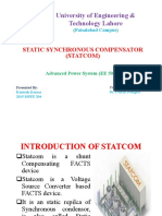 University of Engineering & Technology Lahore: Static Synchronous Compensator (Statcom)