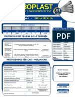 Tubería eléctrica PVC 4 ficha técnica