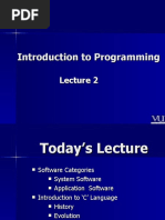 Introduction To Programming - CS201 Power Point Slides Lecture 02