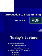 Introduction To Programming - CS201 Power Point Slides Lecture 02