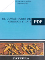 Codoñer El COMENTARIO de Textos Griegos y Latinos