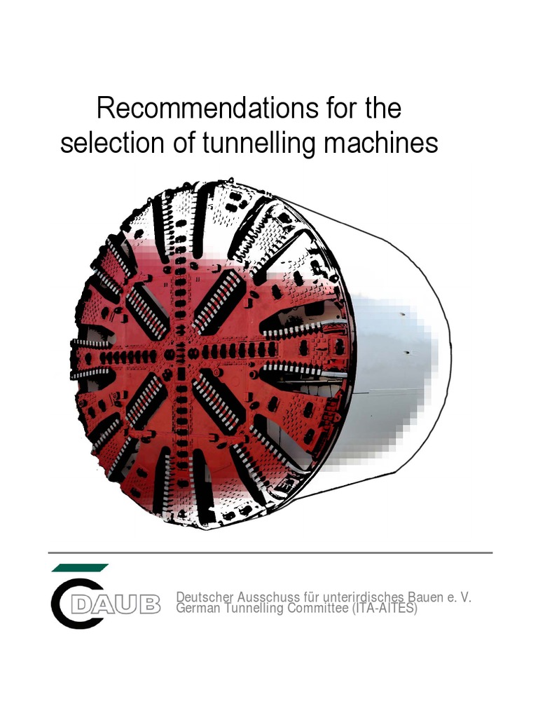 Recommendations For The Selection of Tunneling Machines-ITA | PDF ...