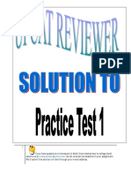 Copy of Solution UPCAT Practice Test 1