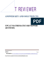 Copy of UPCAT Math Reviewer Solution