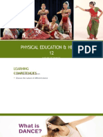Physical Education & Health 12: Nature of Dances