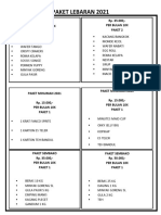 Paket Lebaran 2021 Kuntet