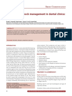 Anaphylactic Shock Management in Dental Clinics: An Overview