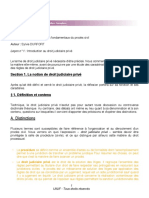 DJP 1 - Introduction Au Droit Judiciaire Privé
