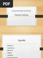 Startup Funding: Entrepreneurship and Startups