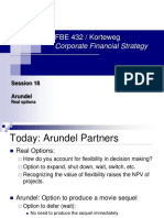 FBE 432 / Korteweg: Corporate Financial Strategy