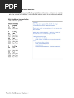 Work Breakdown Structure Outline (Task Numbering Optional)