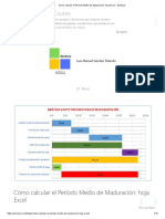 Cómo Calcular El Período Medio de Maduración