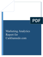 Marketing Analytics Report For