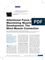 Attentional Focus for Maximizing Muscle Development Implications for the Mind-muscle Connection