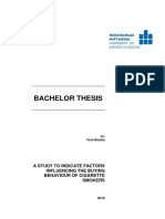 Bachelor Thesis 2012