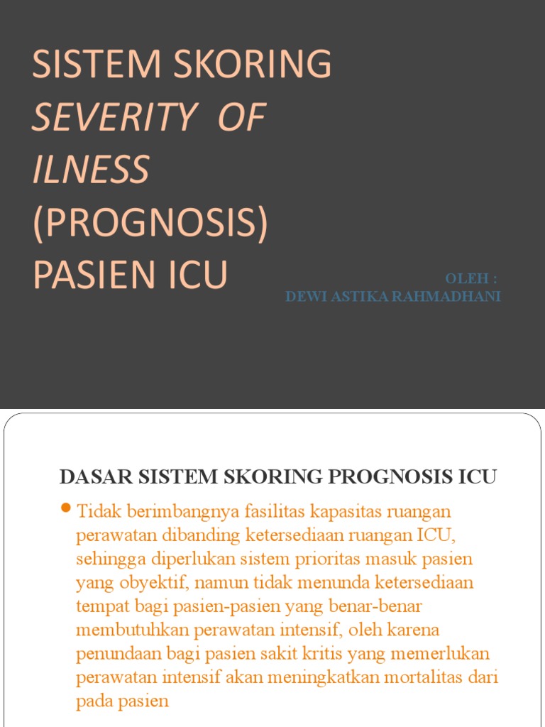 Sistem Skoring Pasien Icu | PDF