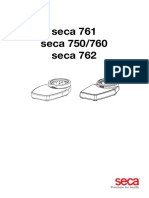 Manual de usuario bascula SECA modelo 750