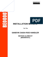 Installation Manual: Sandvik Da554 Rod Handler