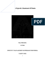 Makalah Sejarah Akuntansi Di Dunia Hany Shifashafira C2170041