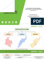 Gestión del cambio climático a nivel nacional, regional y local