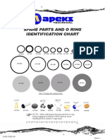 Apeks Spare Parts and o Ring Identification Chart 116% Real Size